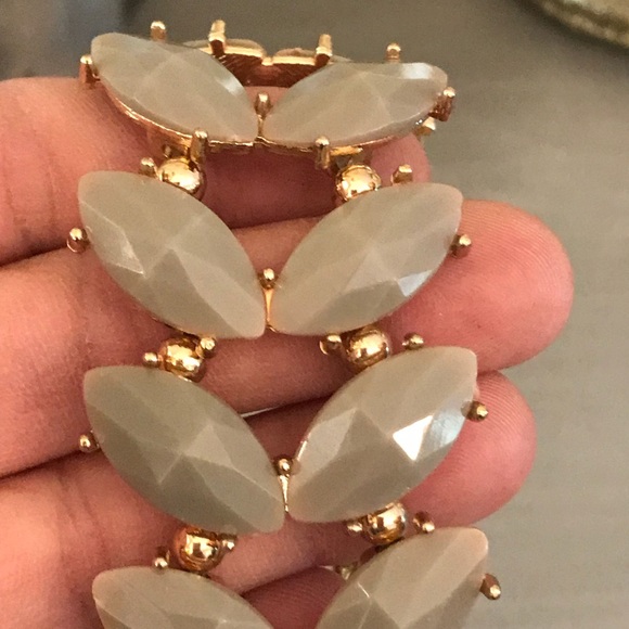 Gray Gold Jeweled Bracelet - Picture 2 of 3